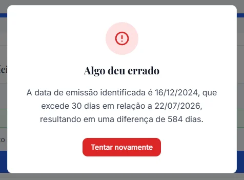 Validação de documentos do processo do Visto D1 na plataforma Simplifica Portugal